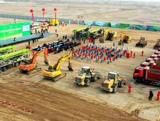 新疆庫車綠氫示范項目迎來土建施工高峰